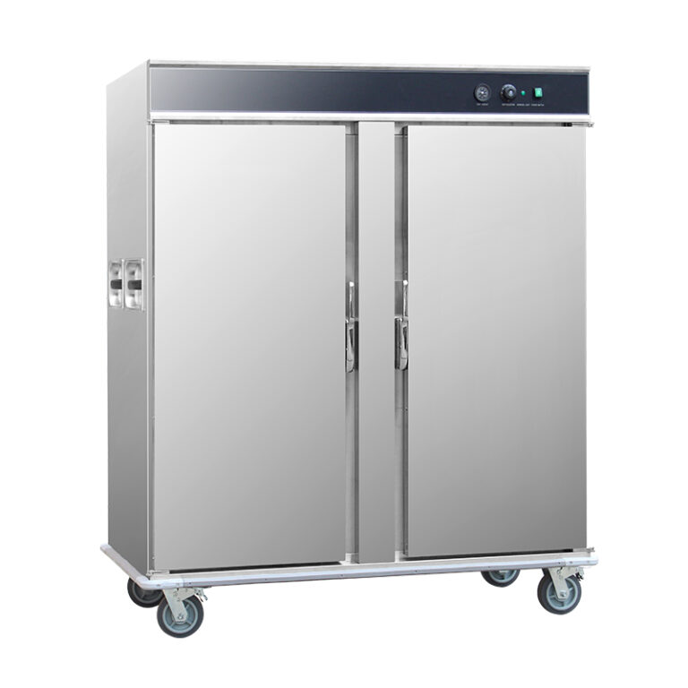 AKD-DBW-2-22 Double-door 22-Layer Food Warmer Cart (Mechanical Control)